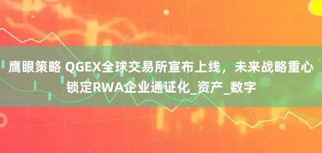 鹰眼策略 QGEX全球交易所宣布上线，未来战略重心锁定RWA企业通证化_资产_数字