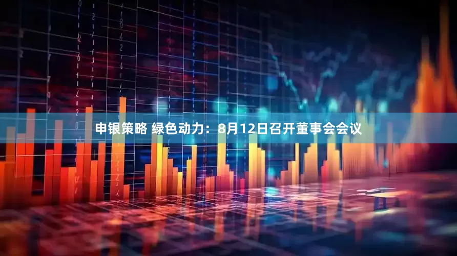 申银策略 绿色动力：8月12日召开董事会会议